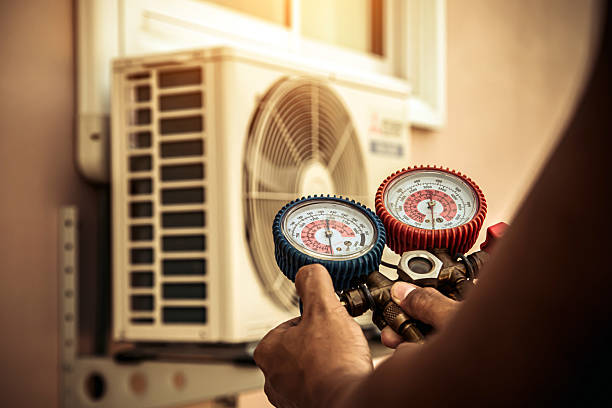 Professional Hvac technician working in Elkin, NC
